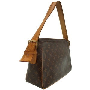 Louis Vuitton Leather Monogram Shoulder Semi Cite Bag Viva Brown